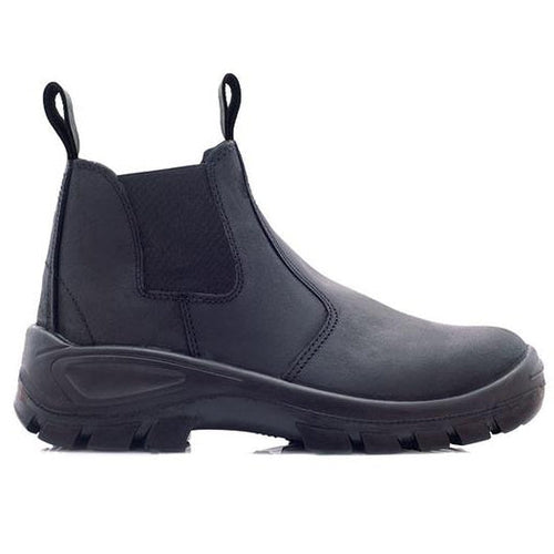 Bova Chelsea black Slip-on Safety Boots STC