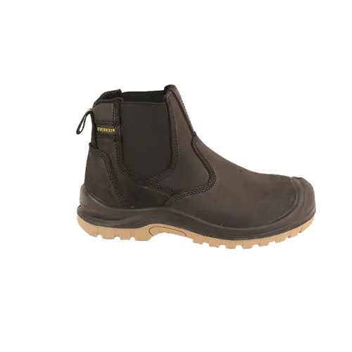 Everest Craftsman Chelsea Steel Toe Safety Boot – Crazy Horse