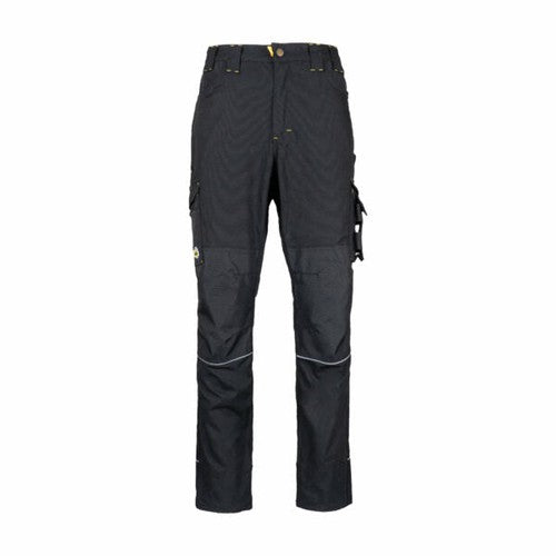 REBEL Men Tech Gear Trousers - Raven Black – Health & Safety Shopping
