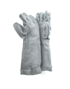Premium Chrome Leather Gloves – 20cm Cuff