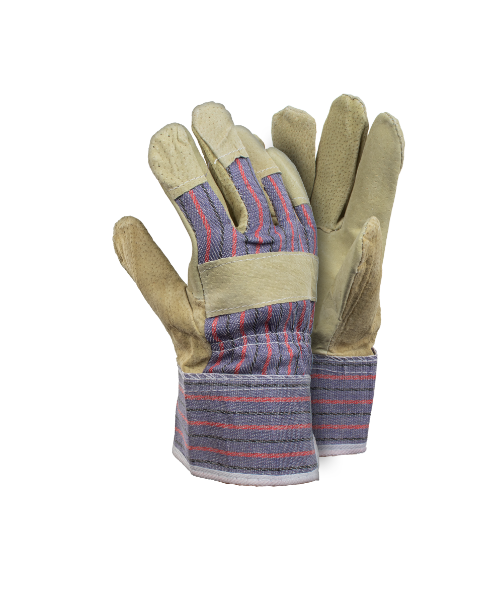 Premium Pig Skin Candy Stripe Gloves - Javlin