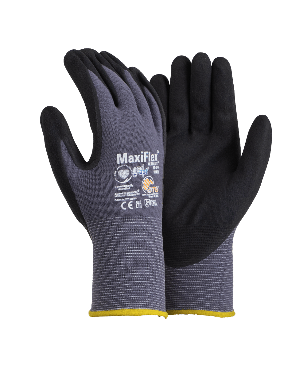 Maxiflex Palm Dipped Microfoam Nitrile Coated Gloves