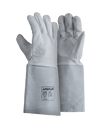 Premium White Goatskin Tig Welding Gloves – 15cm Cuff