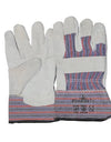 Candy Stripe Chrome Leather Gloves