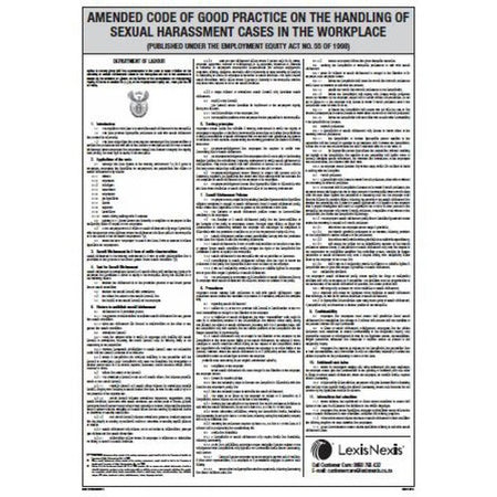 Sexual Harassment in the workplace A1 Poster