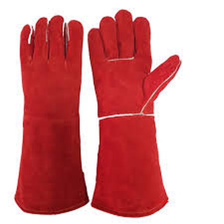 Premium welding gloves 16 Inch Red