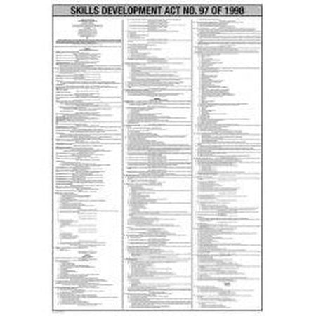 Skills Development Act, No. 97 of 1998 A1 Poster