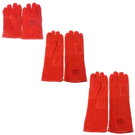Premium welding gloves 16 Inch Red