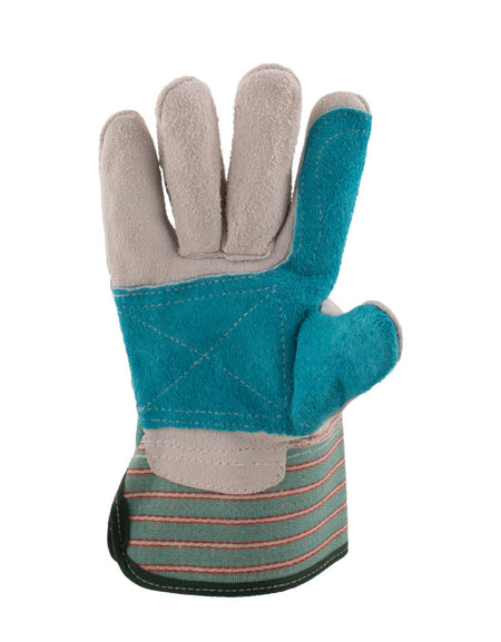 REBEL Tru Touch Leather Rigger Candy-Striped Gloves