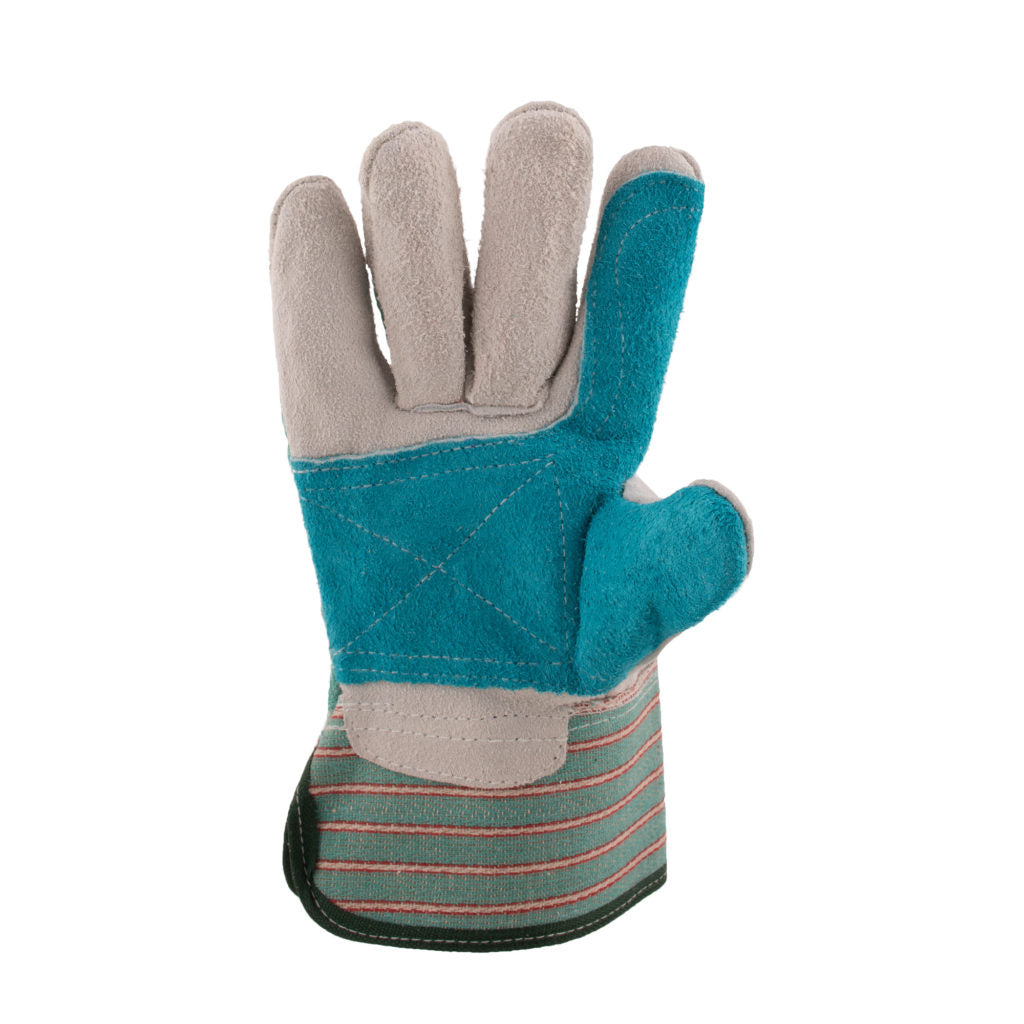 REBEL Tru Touch Leather Rigger Candy-Striped Gloves