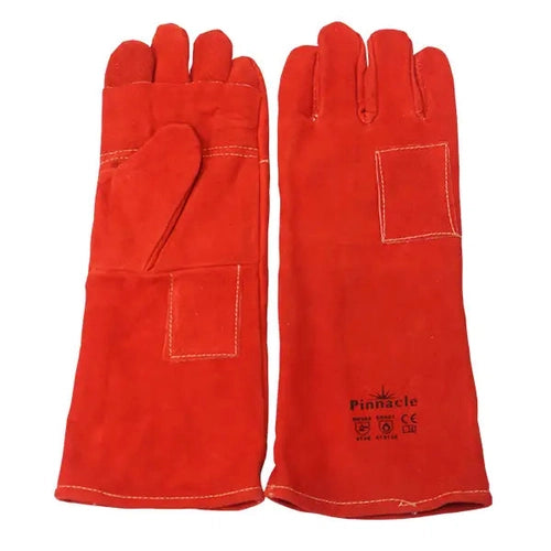 Premium welding gloves 16 Inch Red
