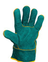 Green Welding Gloves Wrist length