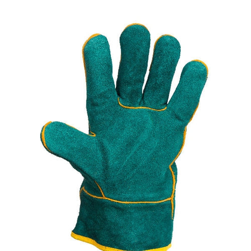 Green Welding Gloves Wrist length