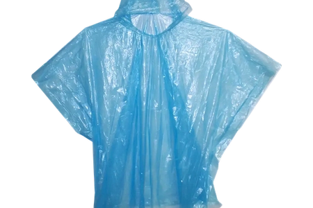 Emergency Rain Poncho with Hood