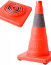 Foldaway Cones with reflective tape 450mm