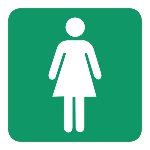 Ladies toilet sign SABS - GA10