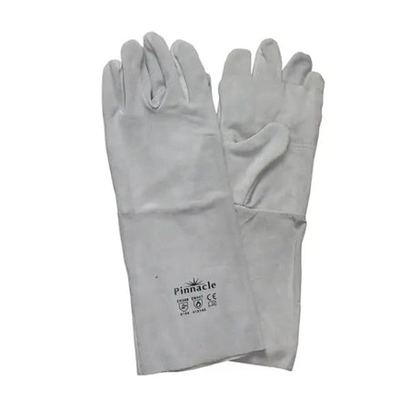 Chrome Leather Apron Palm Elbow Length Gloves