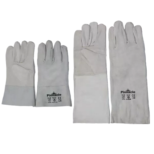 Chrome Leather Apron Palm Wrist Length Gloves