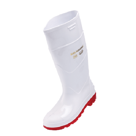 Bata Gumboots Red and White NSTC