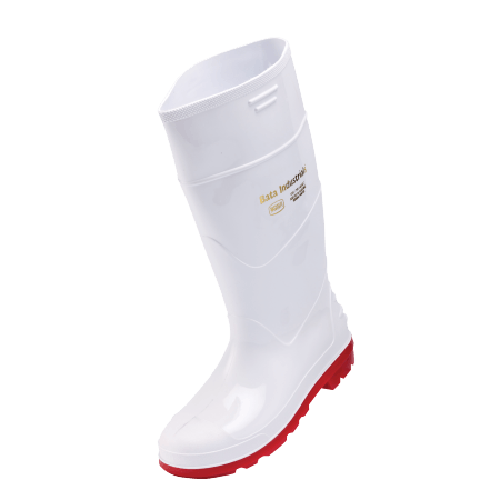 Bata Gumboots Red and White NSTC