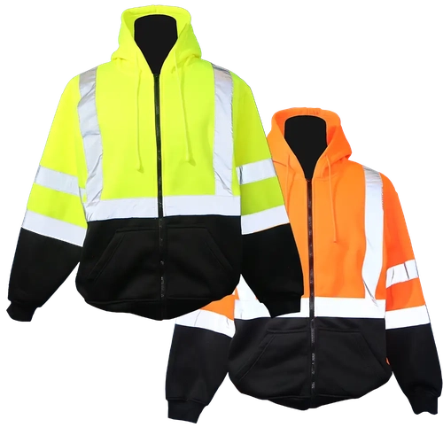 Pro Fleece High Visibility Jacket with Hood