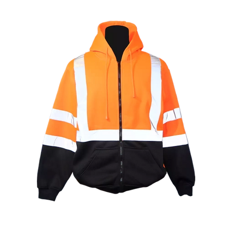 Pro Fleece High Visibility Jacket with Hood