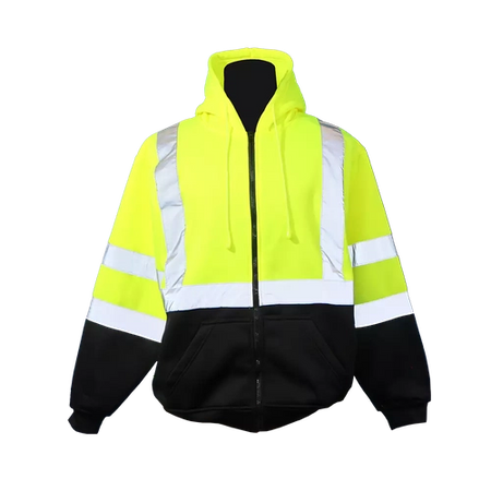 Pro Fleece High Visibility Jacket with Hood