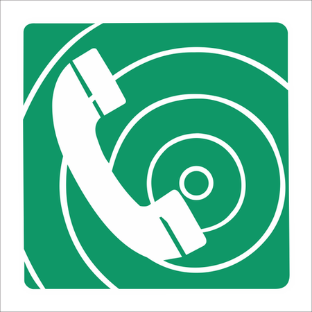 Emergency telephone sign SABS - GA15
