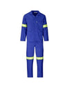 Assorted Colours Polycotton Conti suits Work suits 2-piece with reflective tape R225 (Up to size 44)