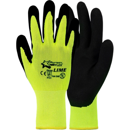 Flex lime gloves