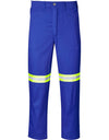 Assorted Colours Polycotton Conti suits Work suits 2-piece with reflective tape R225 (Up to size 44)