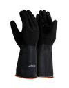 Elbow Length Industrial Rough Palm Rubber Gloves - Javlin