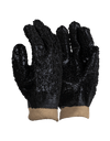 Premium Black Chip PVC Fully Granulated Gloves