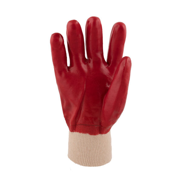 REBEL Tru Touch Red PVC Medium Weight Wrist Gloves