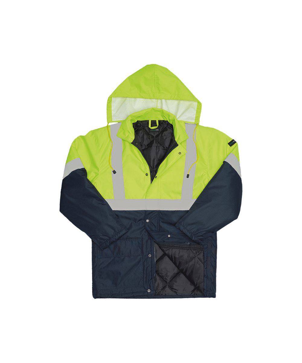Hi-Vis Two Tone Freezer Jacket - Javlin