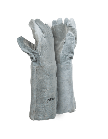 Premium Chrome Leather Apron Palm Gloves – 20cm Cuff
