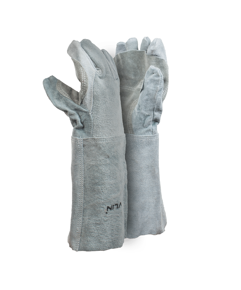 Premium Chrome Leather Apron Palm Gloves – 20cm Cuff