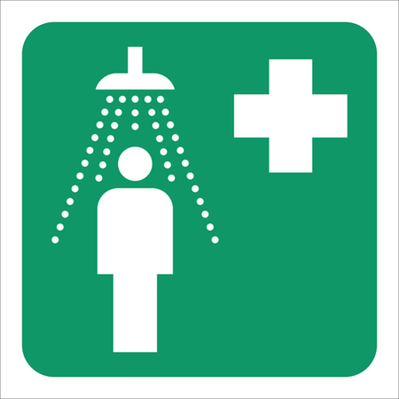 Safety shower sign SABS - GA20
