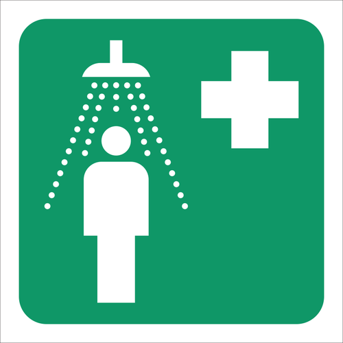 Safety shower sign SABS - GA20
