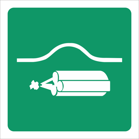 Location of bomb bag sign SABS - GA21
