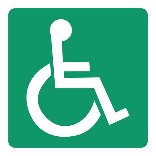 Wheel chair sign SABS - GA22