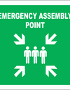 Emergency assembly point sign SABS - GA26