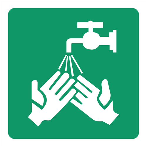 Tap for washing hands sign SABS - GA27