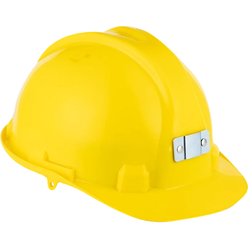 Hard Hat with Metal Clamp in Assorted Colors