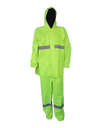 PVC Rubberised Rainsuit with Reflective Tape