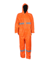 PVC Rubberised Rainsuit with Reflective Tape