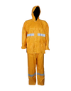 PVC Rubberised Rainsuit with Reflective Tape