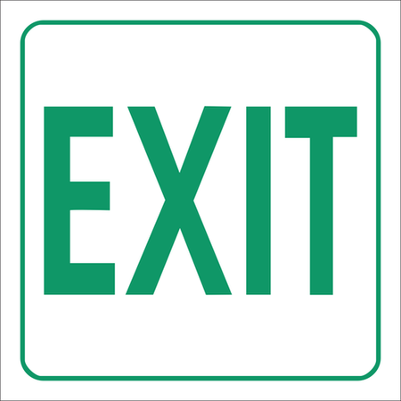 Green Exit sign SABS - GA33