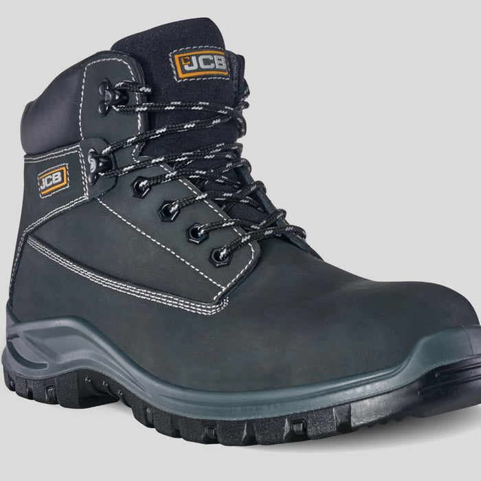 JCB Holton Hiker Black Nubuck STC