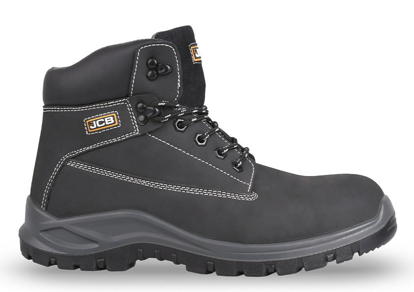 JCB Holton Hiker Black Nubuck STC